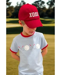 Bits & Bows Little Boys Little/Big Xo Golf T-Shirt