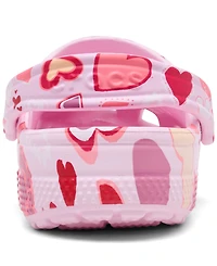 Crocs Women's Classic Valentine's Day Clog Sandals from Finish Line