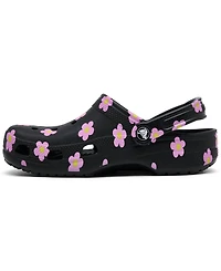 Crocs Little Girls Flowers Classic Clogs from Finish Line