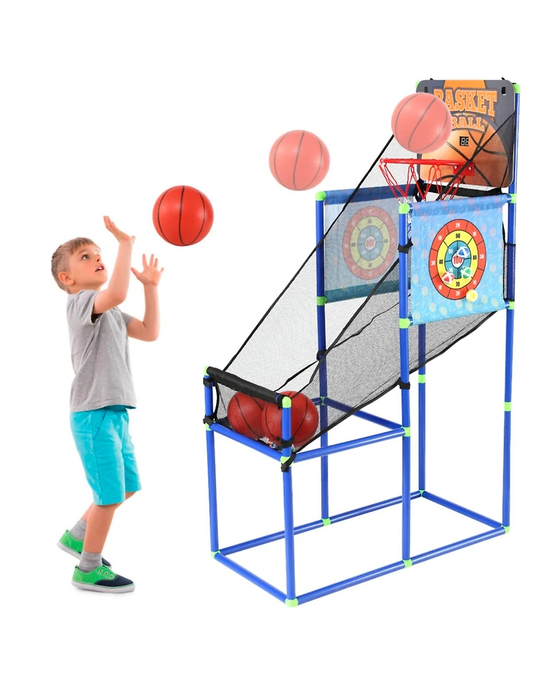 Trimate Game Set: Arcade Basketball & Hoop