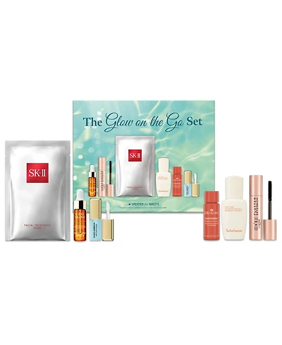 Created For Macy's 6-Pc. The Glow On The Go Makeup Set