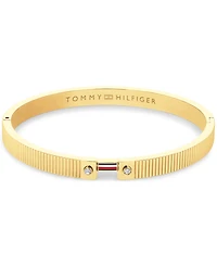Tommy Hilfiger Women's Stripes Gold-Plated Stainless Steel Bracelet