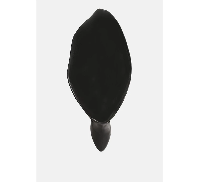 confetti stretch pu high heel Over the knee boots