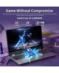 Lenovo Loq 17.3" Gaming Traditional Laptop Intel Core i5 13450HX 16GB Ram Nvidia GeForce Rtx 5050 1TB Ssd Storage Windows 11 Home Fhd 165Hz - Grey