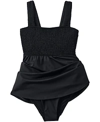 Lands' End Women's Smocked Swim Dress Swimsuit