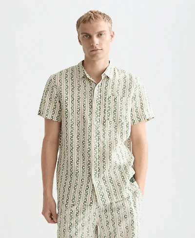 Scotch & Soda Men's Printed Short-Sleeve Shirt