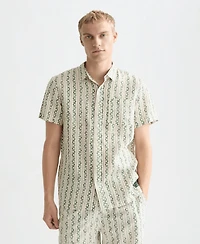 Scotch & Soda Men's Printed Short-Sleeve Shirt