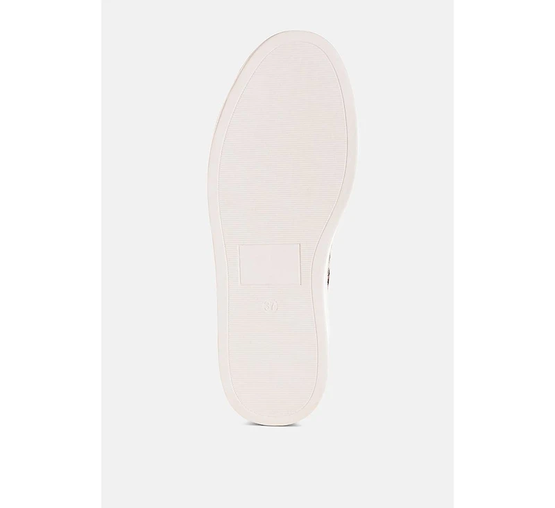 Flippin Studded Leopard Print Chunky Sneakers