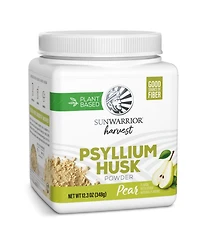 Sunwarrior Us Harvest Psyllium Husk Powder Pear 348.6g Tub (50 srv)
