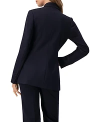 Ivonne Women's Tailored One-Button Blazer