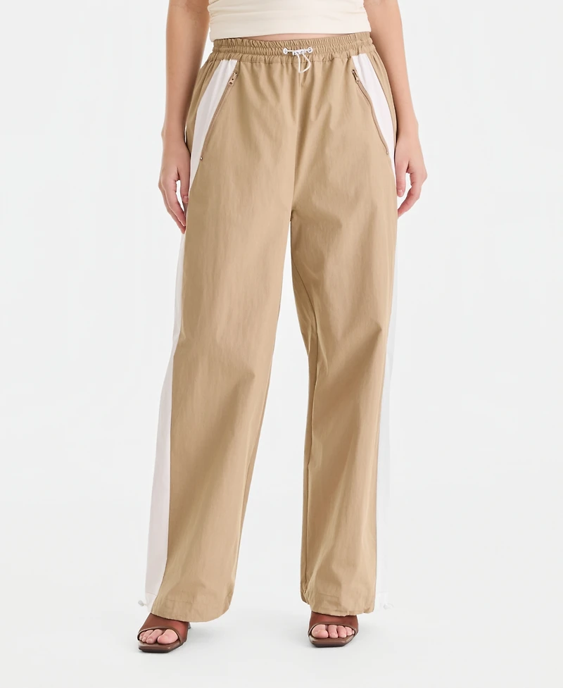 Bar Iii Women's Nylon Track Pants, Macy's Exclusive