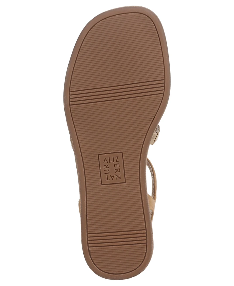 Naturalizer Women's Julia Strappy Flat Sandals