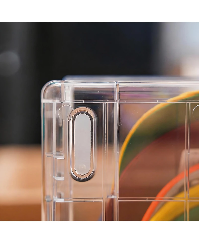 Yigii Stackable Baseball Cap Organizer with Clear View and Slide Drawer