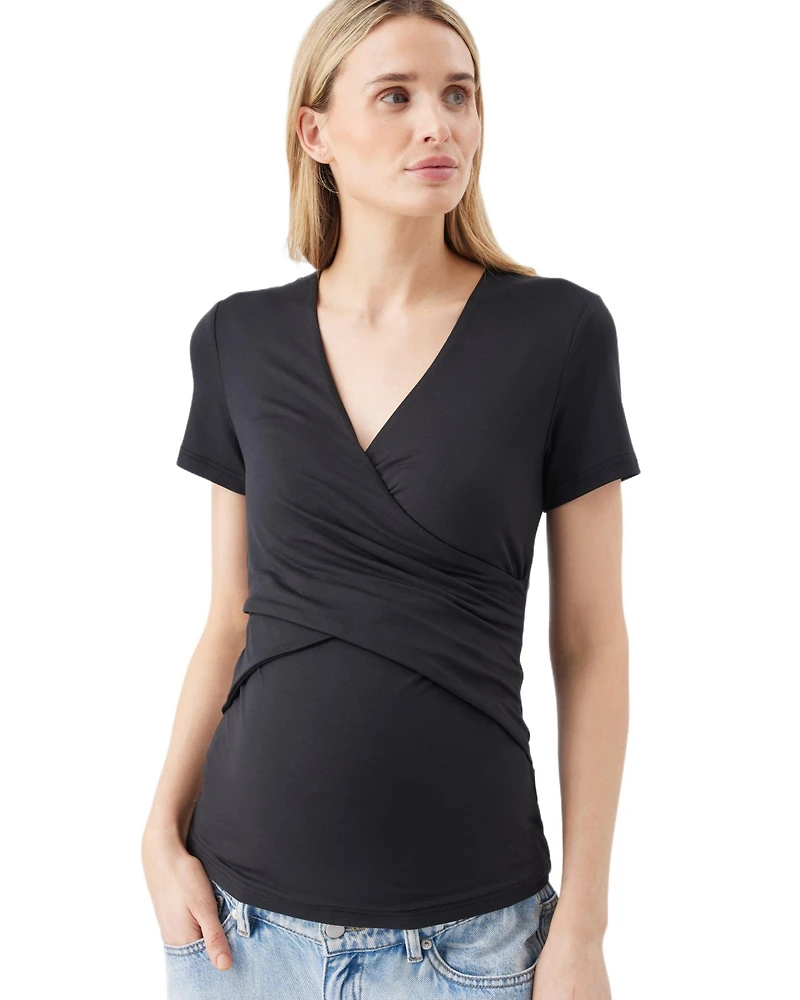 Ripe Maternity Luxe Knit Embrace Nursing Tee