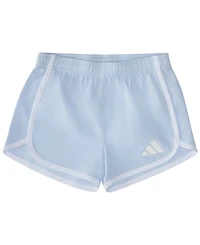 adidas Baby Girls' Short Cap Sleeve T-Shirt and Woven Shorts, 2-Piece Set