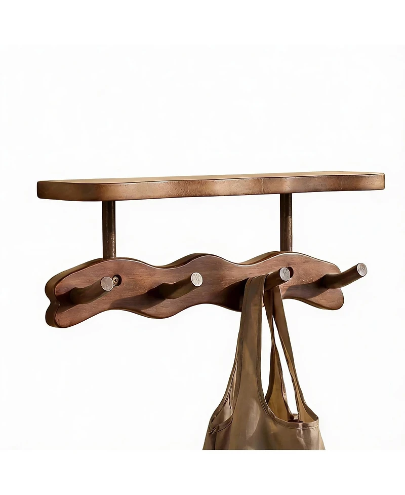 Yigii Wavy Wall Rack & Shelf for Small Spaces