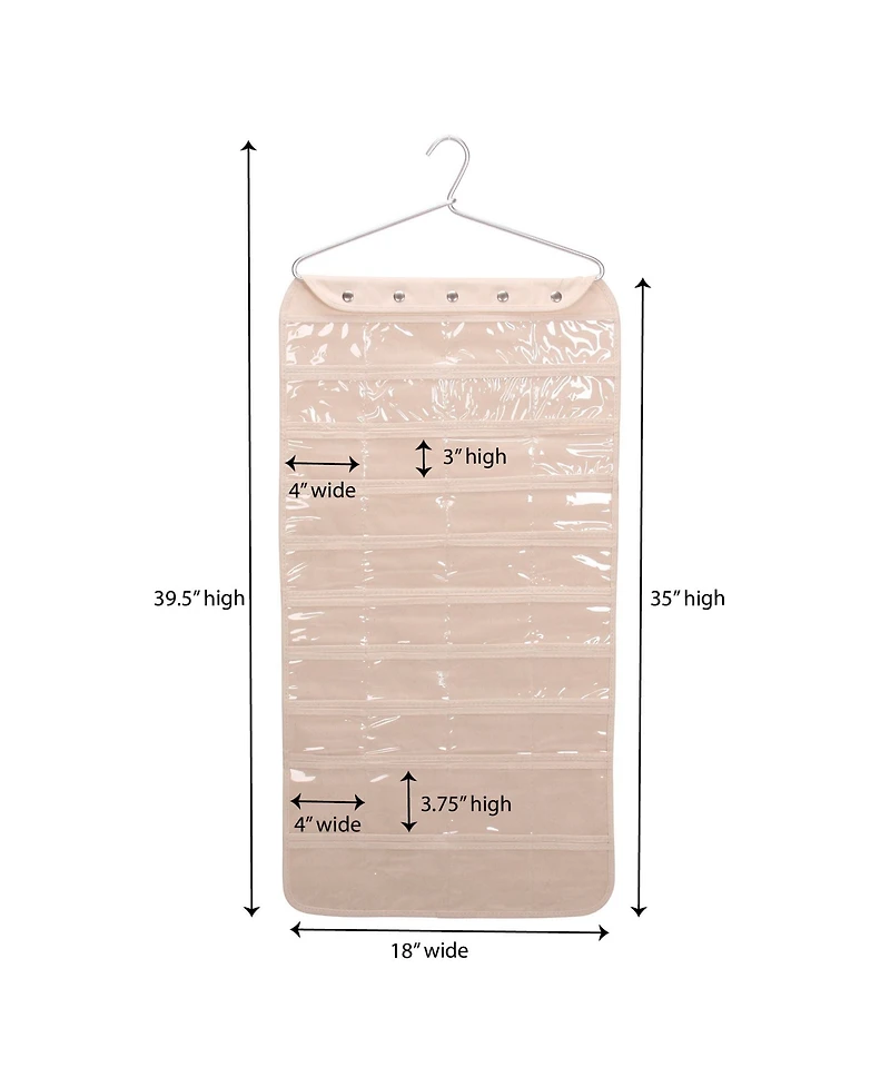 Household Essentials Premium Hanging Jewelry Organizer