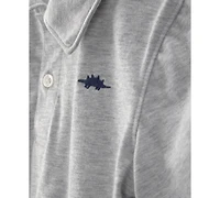 Carter's Boys' Toddler 2T-5T Dinosaur Polo Shirt and Shorts, 2-Piece Set