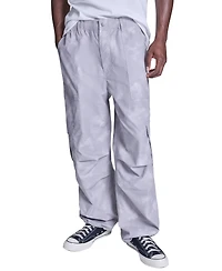 Converse Men's Box Pattern Wide Leg Cargo Pants