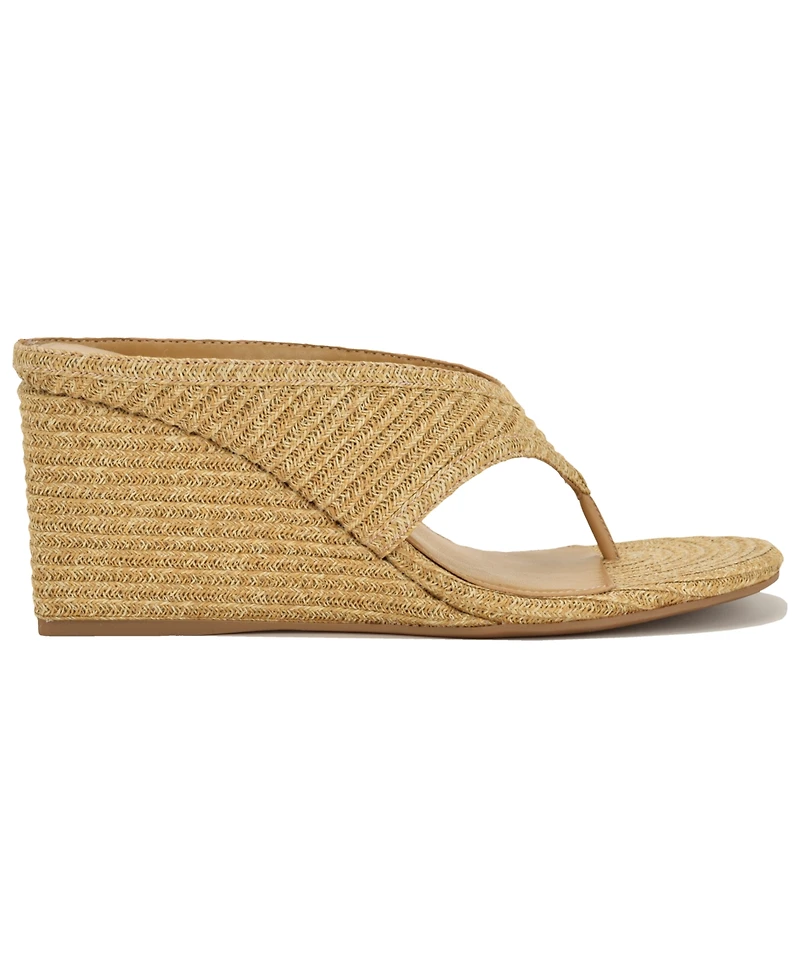 Nine West Women's Jadde Slip-On Wedge Sandals