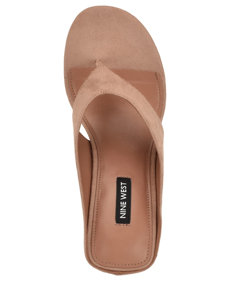 Nine West Women's Jadde Slip-On Wedge Sandals