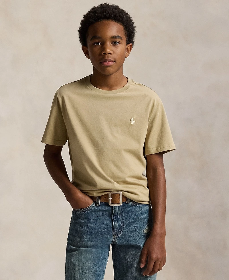 Polo Ralph Lauren Boys 8-20 Cotton Jersey Crewneck Tee