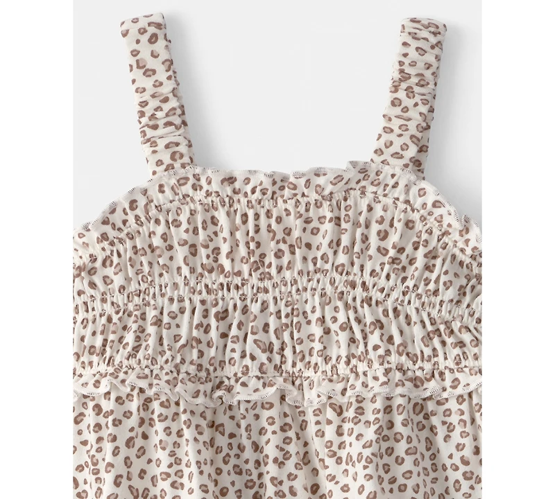 Carter's Baby Girls' Cheetah Print Sleeveless Romper