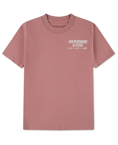 abercrombie kids Boys' Crewneck Nyc Est 1892 Logo T-Shirt