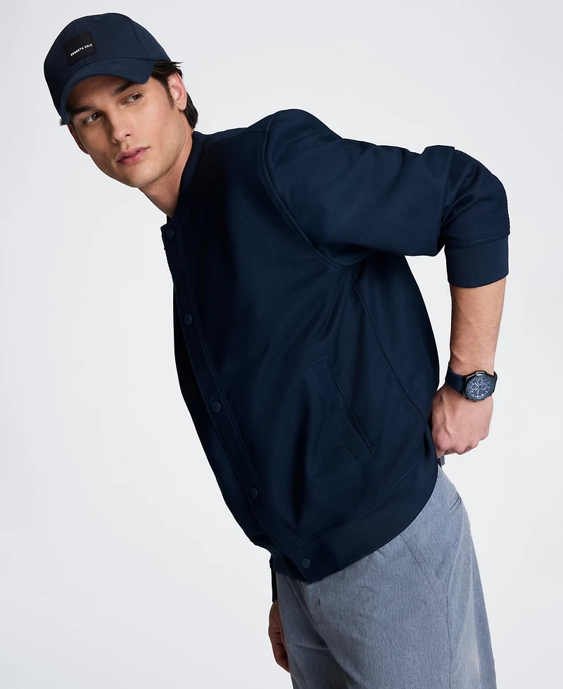 Kenneth Cole Men's Relaxed Bomber Jacket