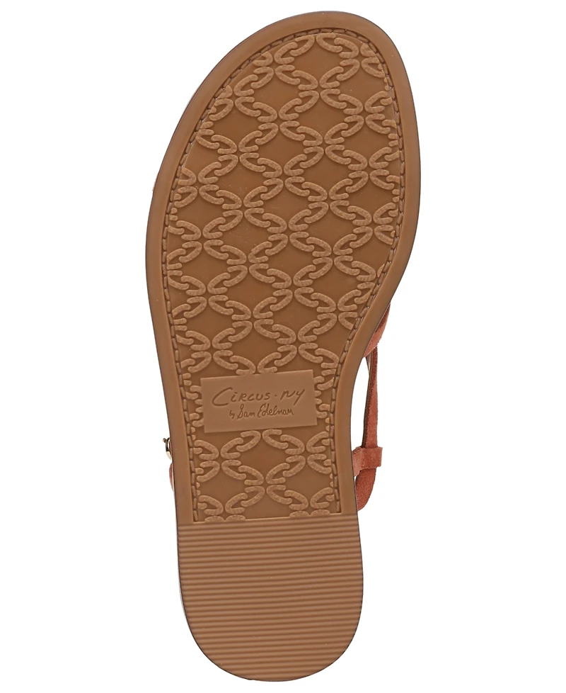 Circus Ny by Sam Edelman Women's Dakota Ankle Strap Strappy Flat Sandals