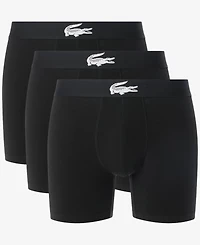 Lacoste Men's Regular-Fit Boxer Briefs, 3-Pack