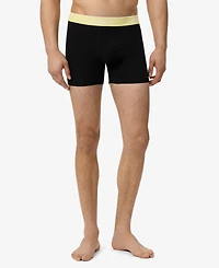 Lacoste Men's 3-Pack Regular Fit Logo Waistband Boxer Briefs