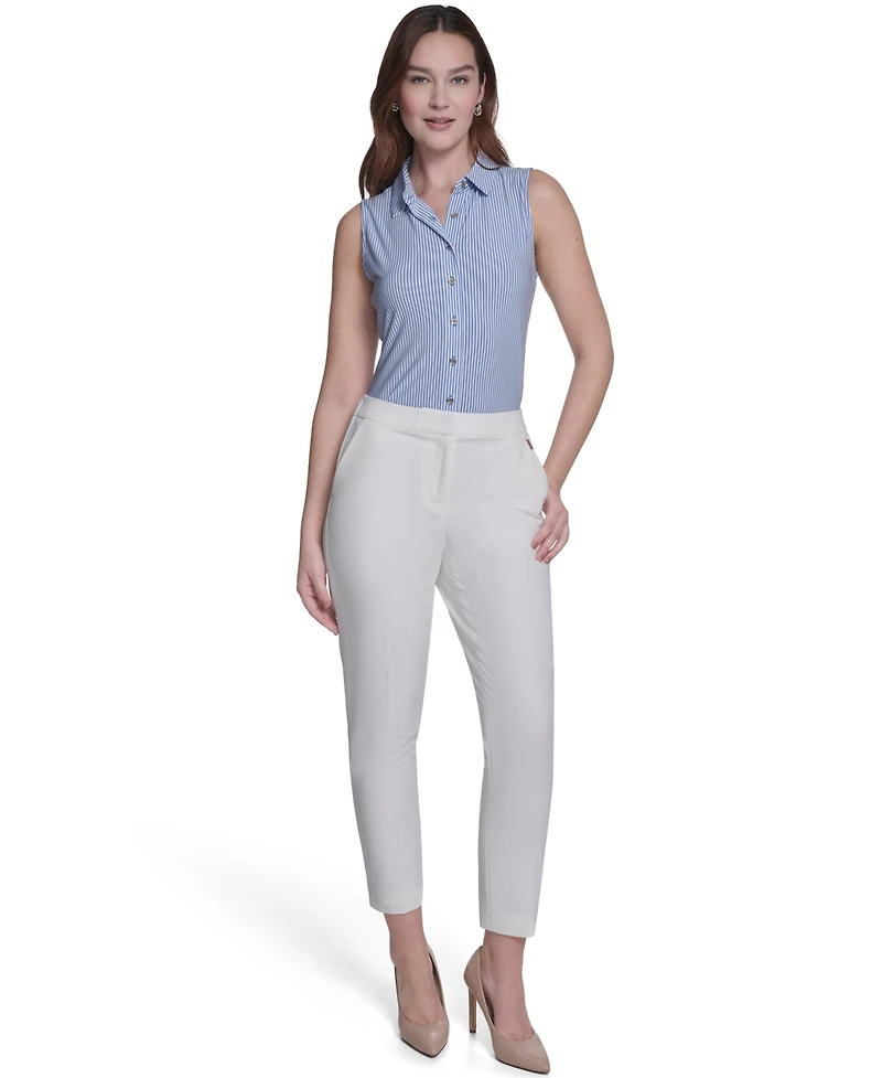 Tommy Hilfiger Women's Sloane Slim-Leg Ankle Pants
