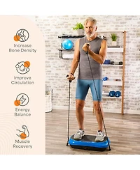 LifePro Waver Mini Vibration Plate – Whole Body Vibration Machine for Weight Loss, Toning & Wellness