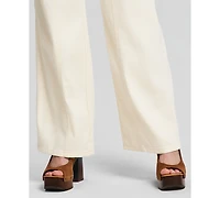 And Now This Women's Tie-Waist Drapey Jeans, Macy's Exclusive
