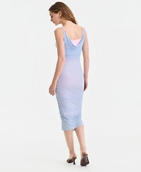 Bar Iii Women's Double-Layer Sleeveless Midi Dress, Macy's Exclusive