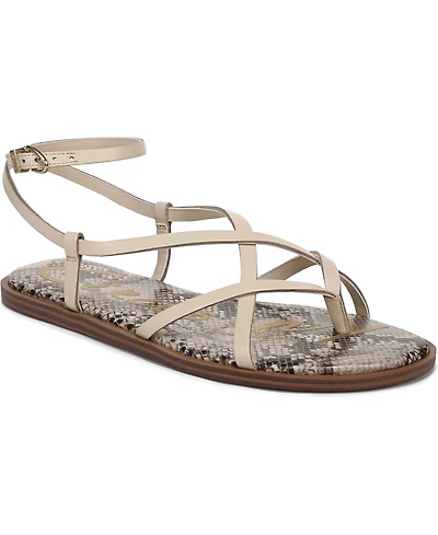 Circus Ny by Sam Edelman Women's Dakota Ankle Strap Strappy Flat Sandals
