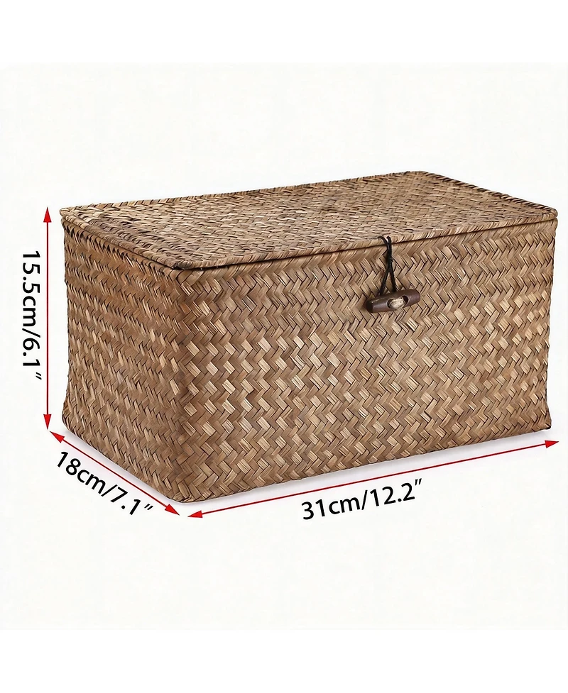 Yigii Handwoven Seagrass Baskets for Home Organization