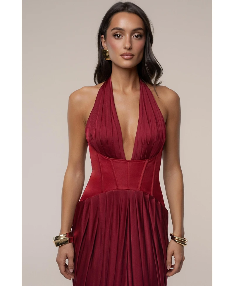 Jluxlabel Women's Drape And Destiny Maxi Dress