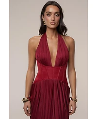 Jluxlabel Women's Drape And Destiny Maxi Dress