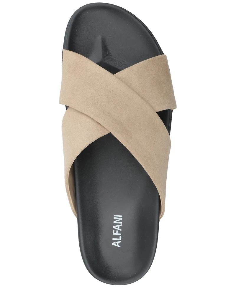 Alfani Men's Wallacce Slip-On Sandals, Macy's Exclusive