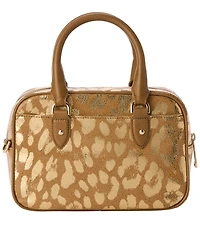 Brahmin Mara Glimmer Small Leather Satchel Bag