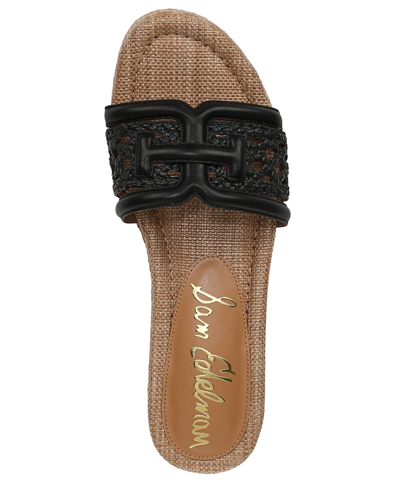 Sam Edelman Women's Pauleena Slide Wedge Sandals