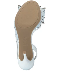 I.n.c. International Concepts Women's Hallee Round Toe Embellished Mesh Sandals, Macy's Exclusive