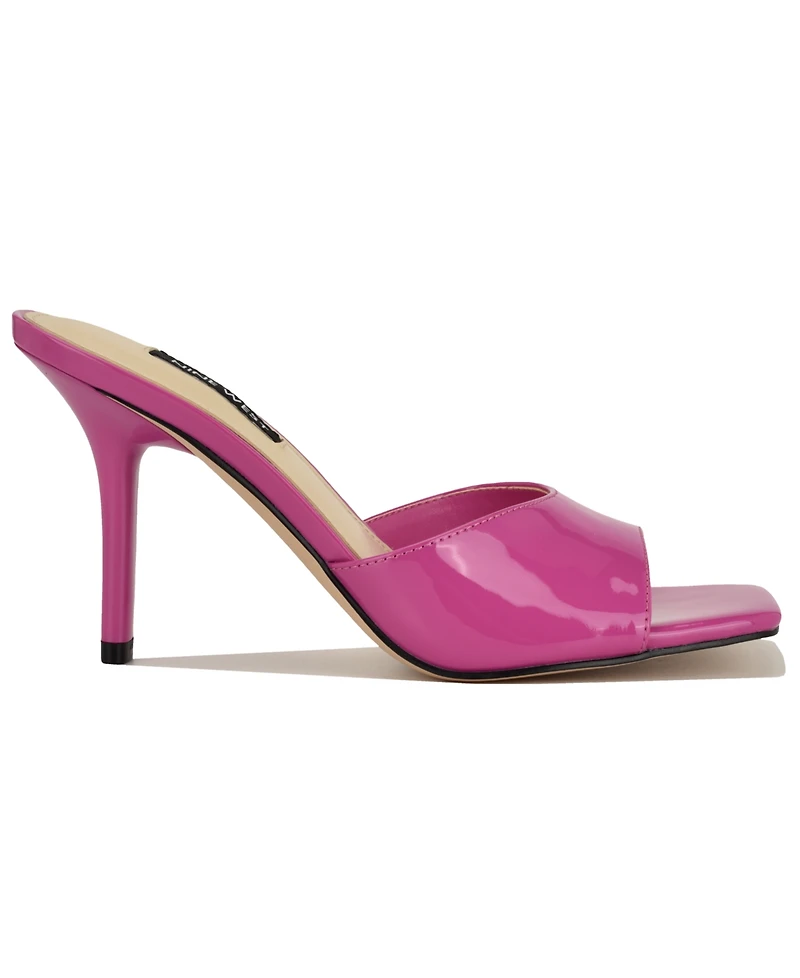 Nine West Women's Disko Square Toe Stiletto Sandals