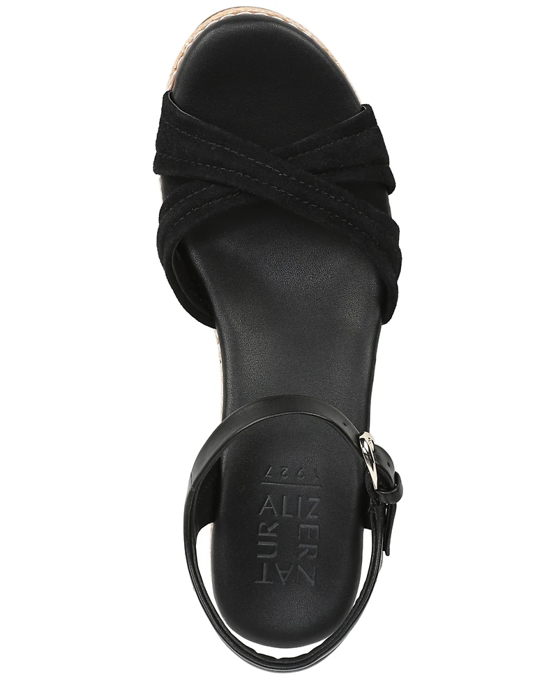 Naturalizer Women's Dovie Strappy Wedge Heel Sandals