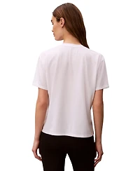 Calvin Klein Performance Women's Classic-Fit V-Neck T-Shirt