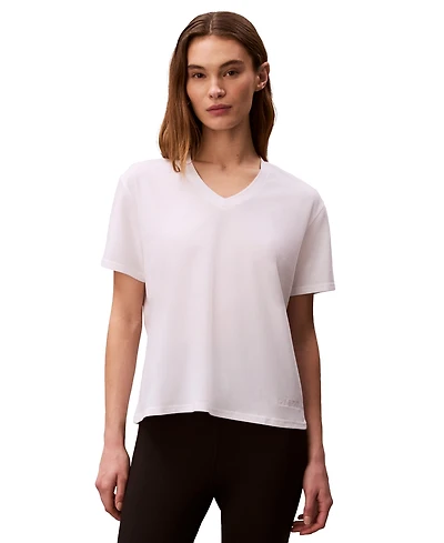 Calvin Klein Performance Women's Classic-Fit V-Neck T-Shirt