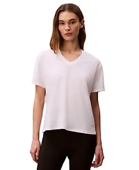 Calvin Klein Performance Women's Classic-Fit V-Neck T-Shirt
