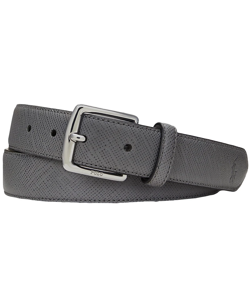 Polo Ralph Lauren Men's Saffiano Leather Belt